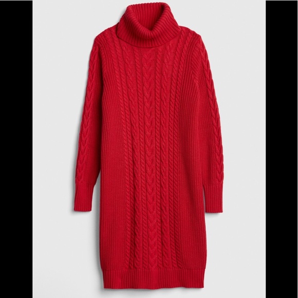 5⭐️ 1 Left Cable Knit Turtleneck Dress - Picture 2 of 6